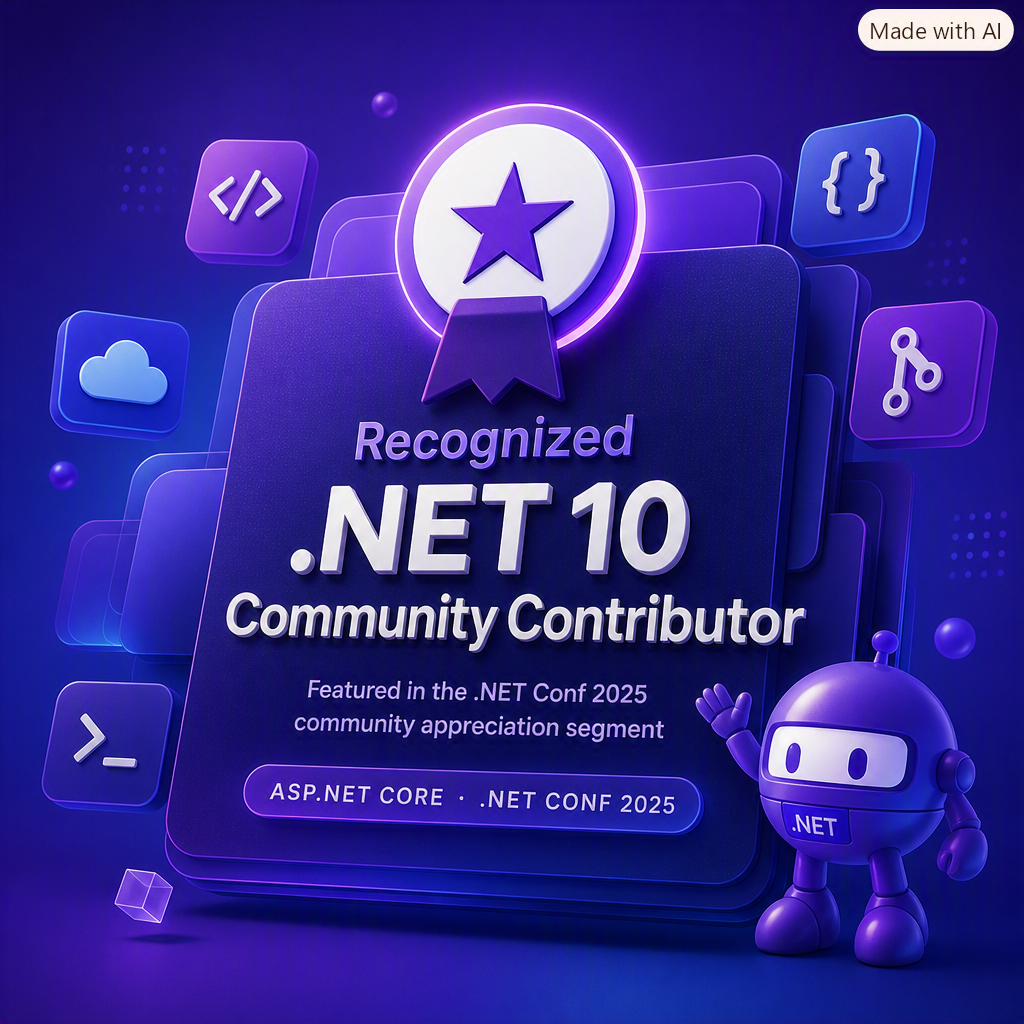 Recognized .NET 10 Community Contributor