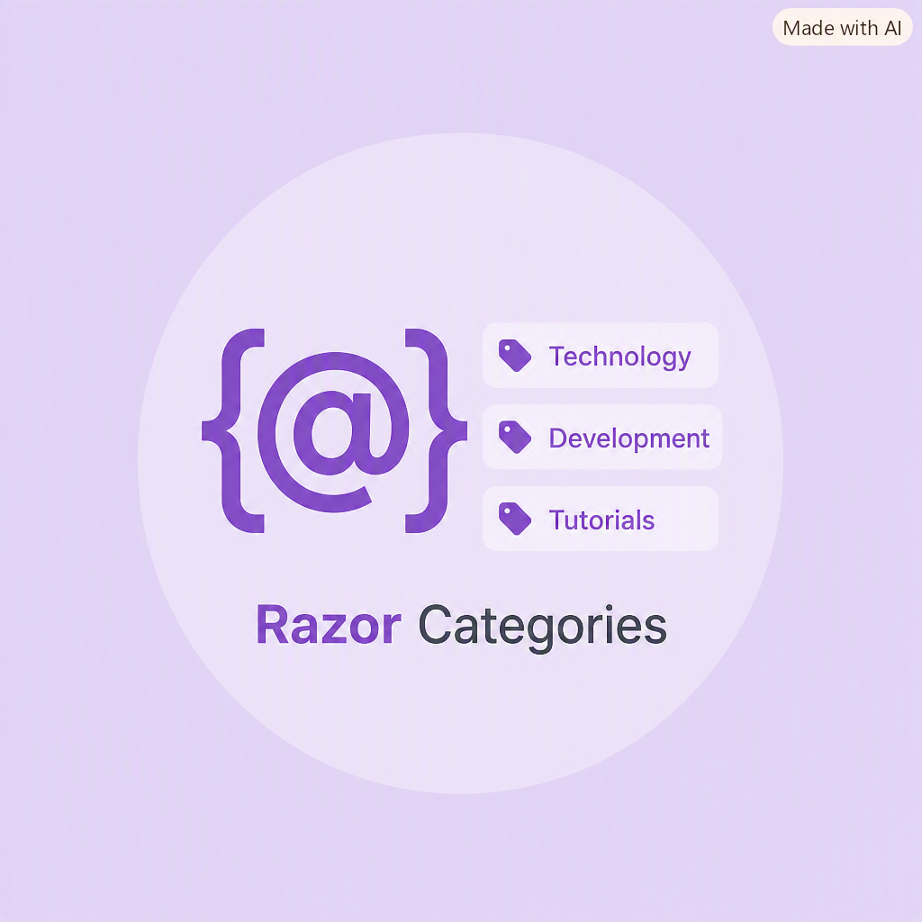 Working with Blog Categories in Razor Views