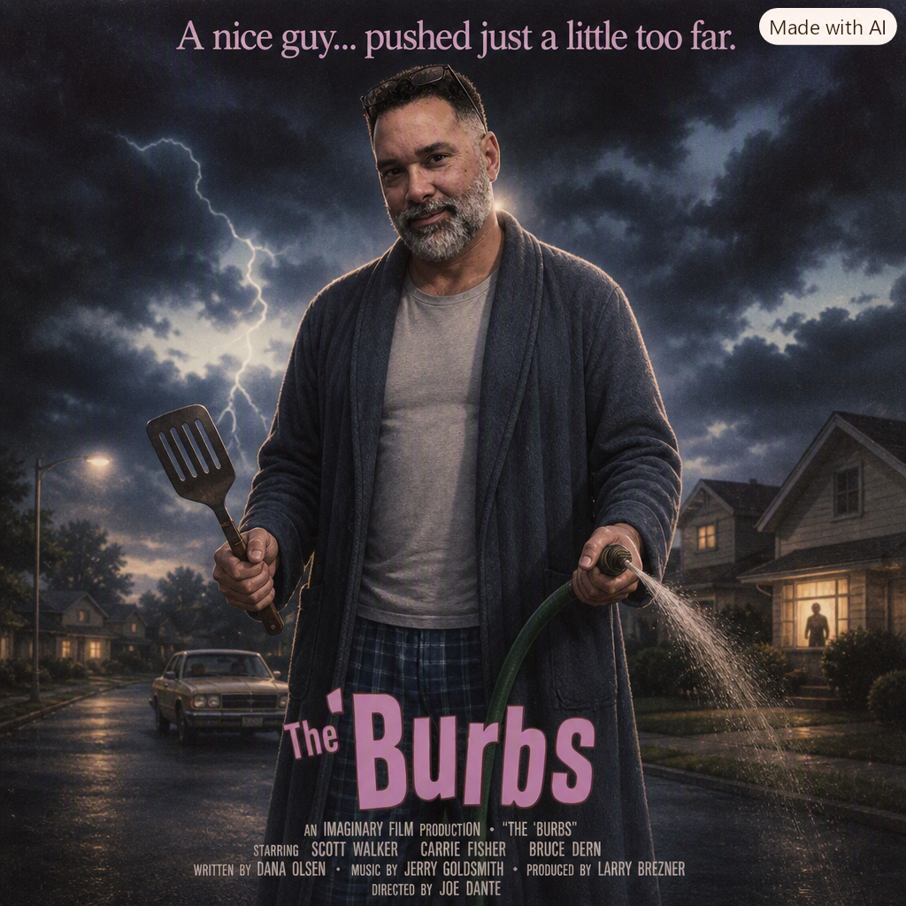 The Burbs Poster